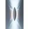 Afrique Tecnolumen Applique Murale Acier Inoxydable, 2 Lumieres