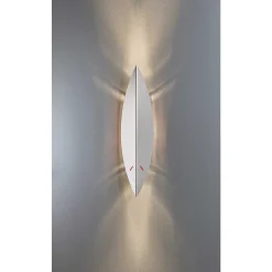 Afrique Tecnolumen Applique Murale Acier Inoxydable, 2 Lumieres