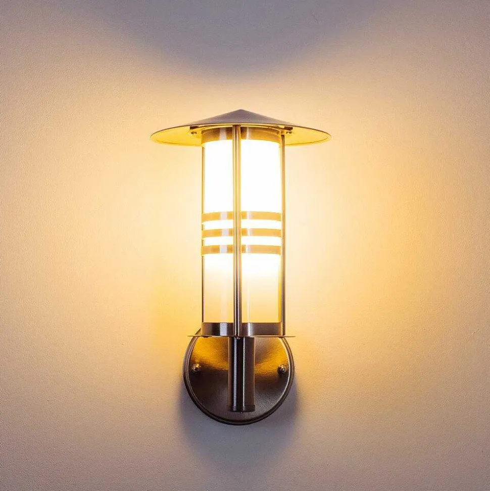 Applique Exterieure Forli Acier Inoxydable, 1 Lumiere