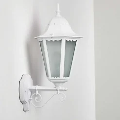 Applique Exterieure Hongkong Blanc, 1 Lumiere