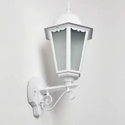 Applique Exterieure Hongkong Blanc, 1 Lumiere