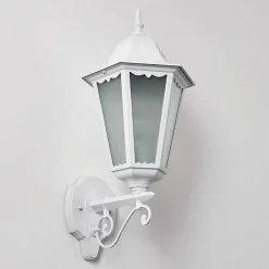 Applique Exterieure Hongkong Blanc, 1 Lumiere