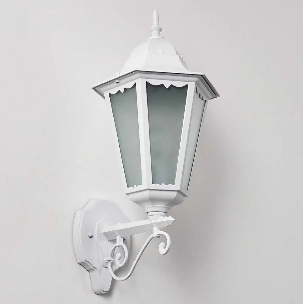 Applique Exterieure Hongkong Blanc, 1 Lumiere