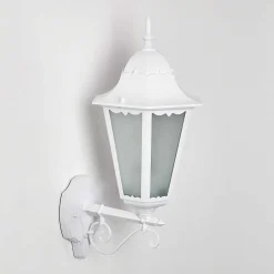 Applique Exterieure Hongkong Blanc, 1 Lumiere