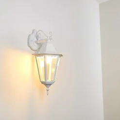 Applique Exterieure Hongkong Blanc, 1 Lumiere