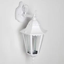 Applique Exterieure Hongkong Blanc, 1 Lumiere
