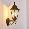 Applique Exterieure Hongkong Brun Dore, 1 Lumiere