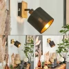 Applique Murale Alsen Ecru, Noir, 1 Lumiere