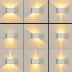 Applique Murale Badajoz Blanc, 1 Lumiere