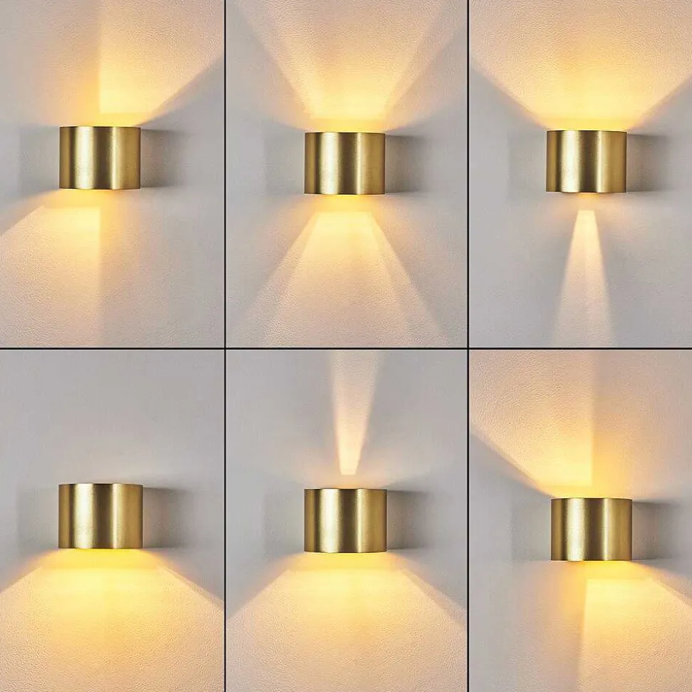 Applique Murale Badajoz Led Or, Laiton, 1 Lumiere