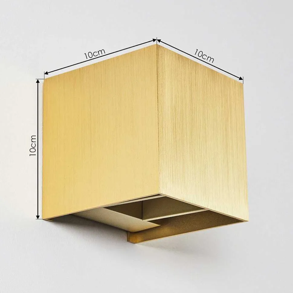 Applique Murale Badajoz Led Or, Laiton, 1 Lumiere