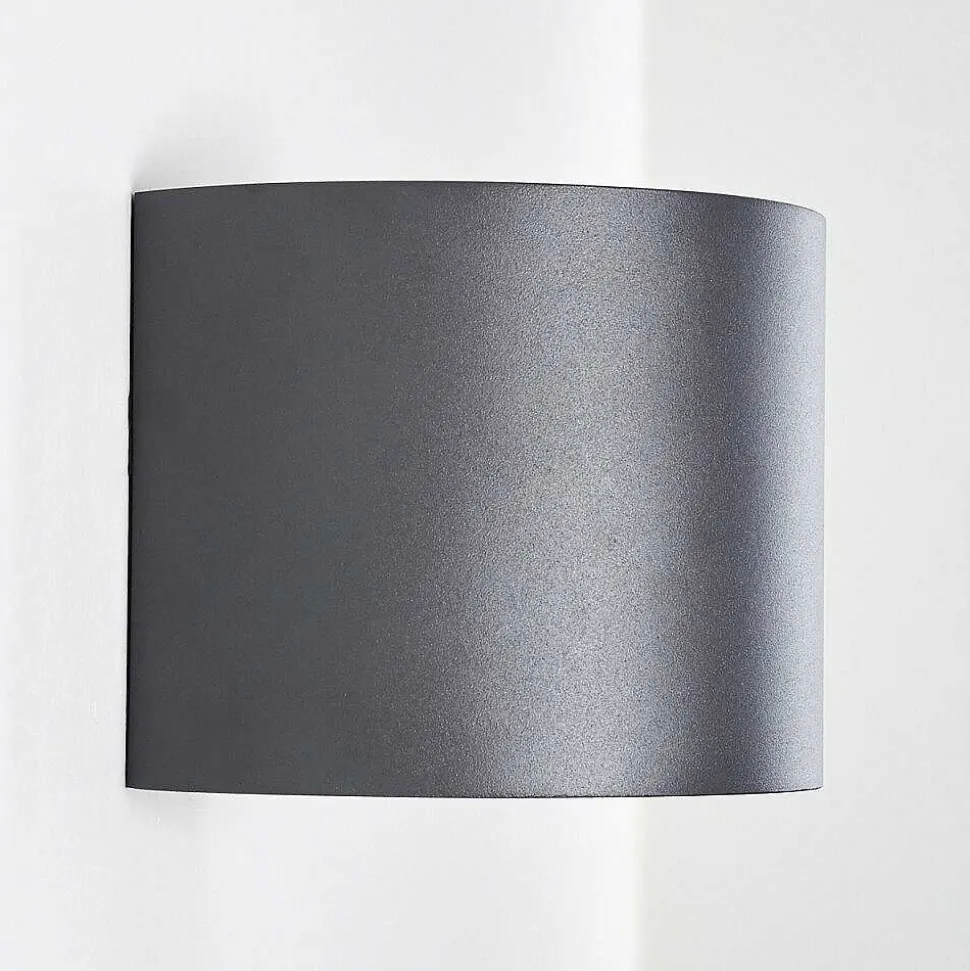 Applique Murale Badajoz Led Anthracite, 1 Lumiere