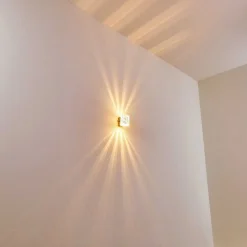 Applique Murale Bamako Nickel Mat, 1 Lumiere