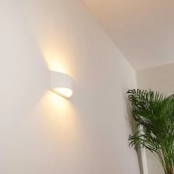 Applique Murale Braslo Blanc, 1 Lumiere
