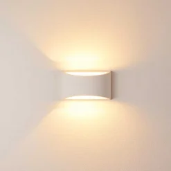 Applique Murale Braslo Blanc, 1 Lumiere