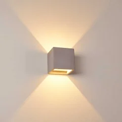 Applique Murale Braslo Gris, 1 Lumiere