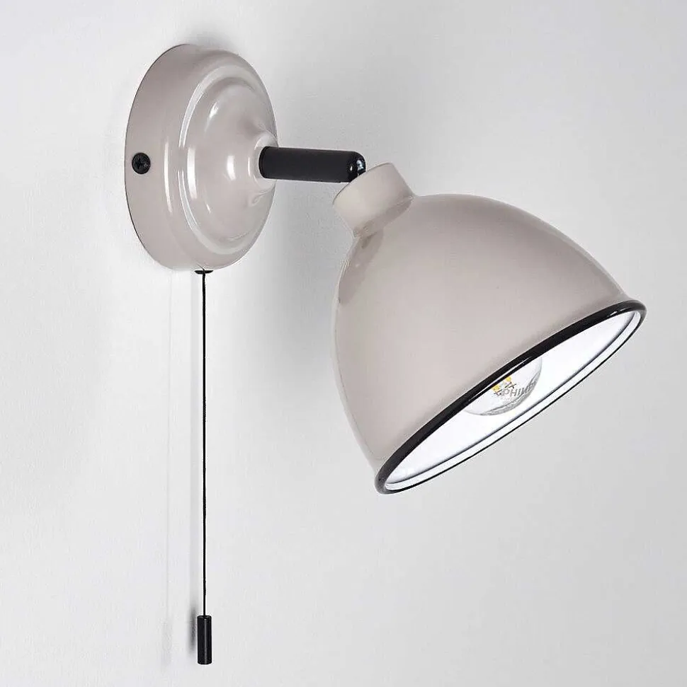 Applique Murale Catharine Gris, 1 Lumiere