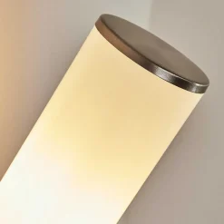 Applique Murale D'Exterieur Caserta Nickel Mat, 1 Lumiere, Detecteur De Mouvement
