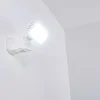 Applique Murale D'Exterieur Loit Led Blanc, 1 Lumiere, Detecteur De Mouvement