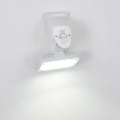 Applique Murale D'Exterieur Loit Led Blanc, 1 Lumiere, Detecteur De Mouvement
