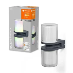 Applique Murale D'Exterieur Ledvance Smart+ Gris, 1 Lumiere