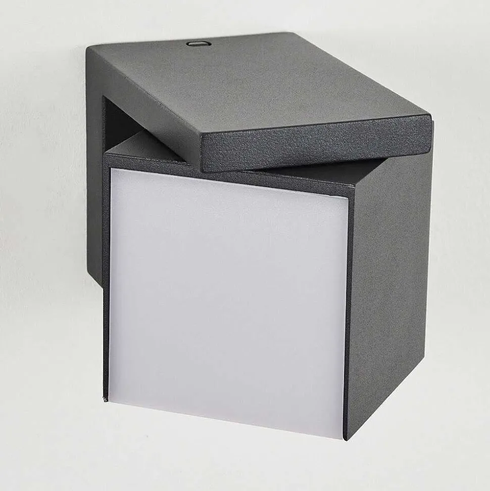 Applique Murale D'Exterieur Swanek Led Anthracite, 1 Lumiere