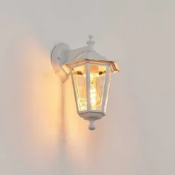 Applique Murale D'Exterieur Valtimo Blanc, 1 Lumiere