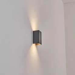 Applique Murale D'Exterieur Tamarin Led Anthracite, 1 Lumiere