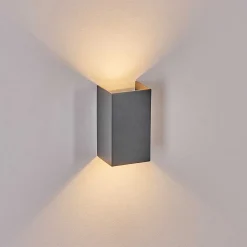 Applique Murale D'Exterieur Tamarin Led Anthracite, 1 Lumiere