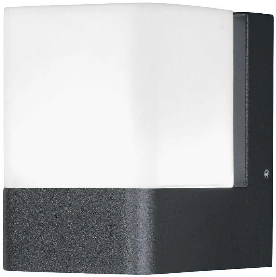 Applique Murale D'Exterieur Ledvance Cube Gris, 1 Lumiere, Changeur De Couleurs