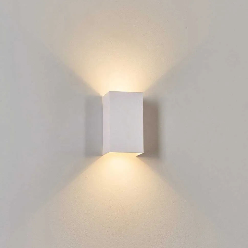Applique Murale D'Exterieur Tamarin Led Blanc, 1 Lumiere