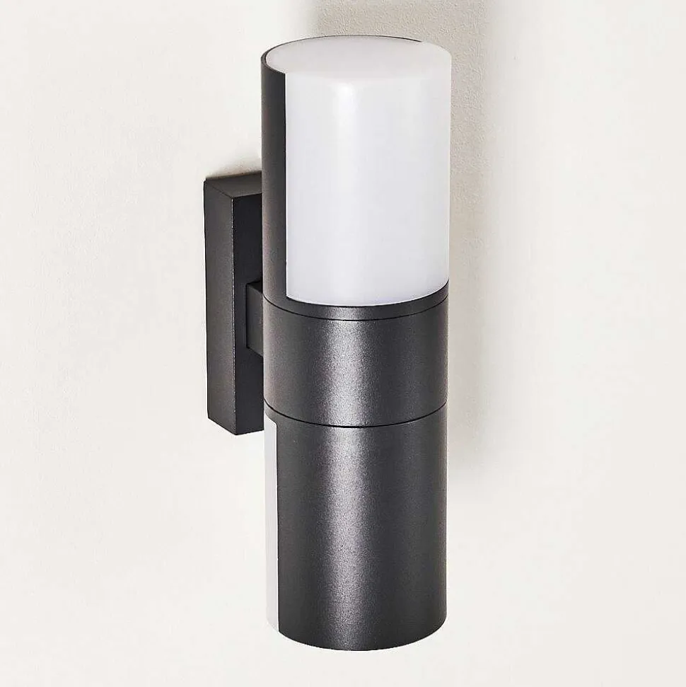 Applique Murale D'Exterieur Baulund Led Anthracite, 1 Lumiere