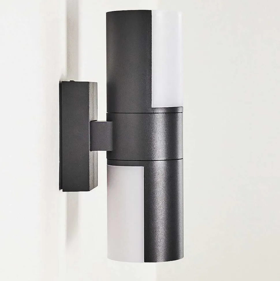 Applique Murale D'Exterieur Baulund Led Anthracite, 1 Lumiere