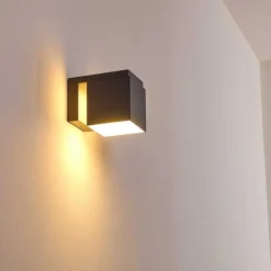 Applique Murale D'Exterieur Swanek Led Anthracite, 1 Lumiere