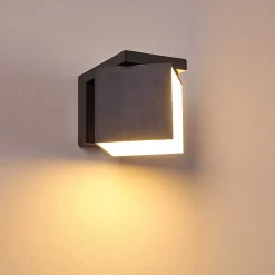 Applique Murale D'Exterieur Swanek Led Anthracite, 1 Lumiere
