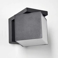 Applique Murale D'Exterieur Swanek Led Anthracite, 1 Lumiere