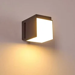 Applique Murale D'Exterieur Swanek Led Anthracite, 1 Lumiere