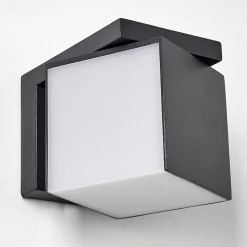 Applique Murale D'Exterieur Swanek Led Anthracite, 1 Lumiere