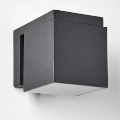 Applique Murale D'Exterieur Swanek Led Anthracite, 1 Lumiere
