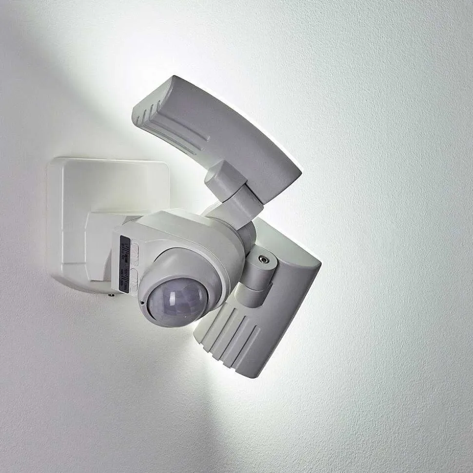 Applique Murale D'Exterieur Foroyar Led Blanc, 2 Lumieres, Detecteur De Mouvement