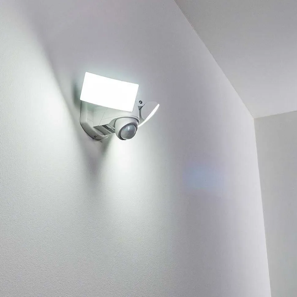 Applique Murale D'Exterieur Foroyar Led Blanc, 2 Lumieres, Detecteur De Mouvement
