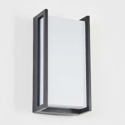 Applique Murale D'Exterieur Skove Led Anthracite, 1 Lumiere, Changeur De Couleurs