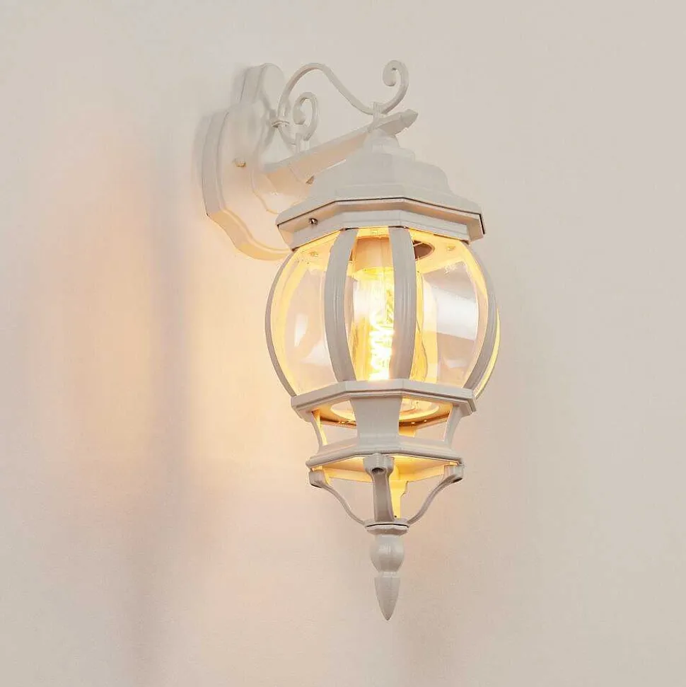Applique Murale D'Exterieur Lentua Blanc, 1 Lumiere