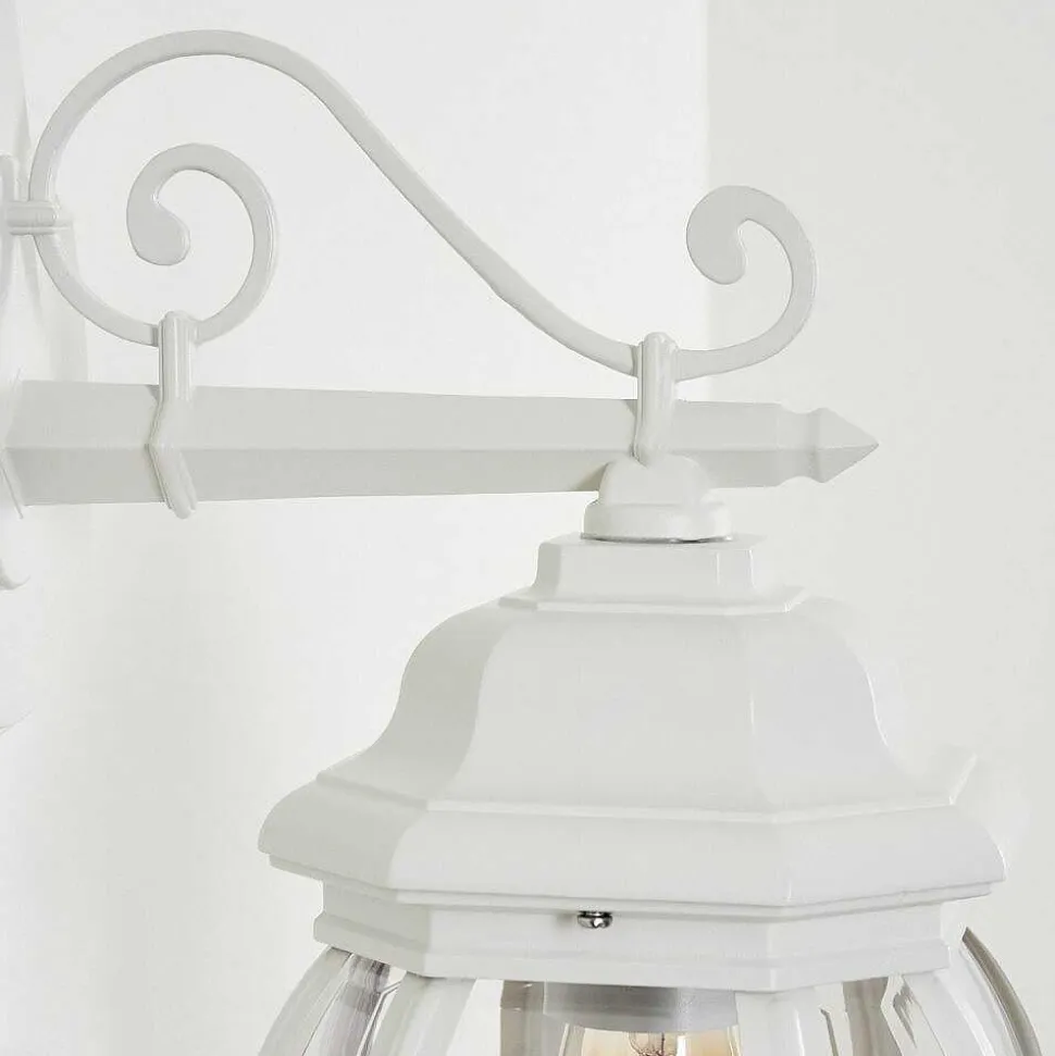 Applique Murale D'Exterieur Lentua Blanc, 1 Lumiere
