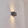 Applique Murale D'Exterieur Tamarin Led Anthracite, 1 Lumiere