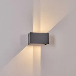 Applique Murale D'Exterieur Tamarin Led Anthracite, 1 Lumiere