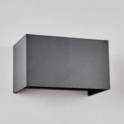 Applique Murale D'Exterieur Tamarin Led Anthracite, 1 Lumiere