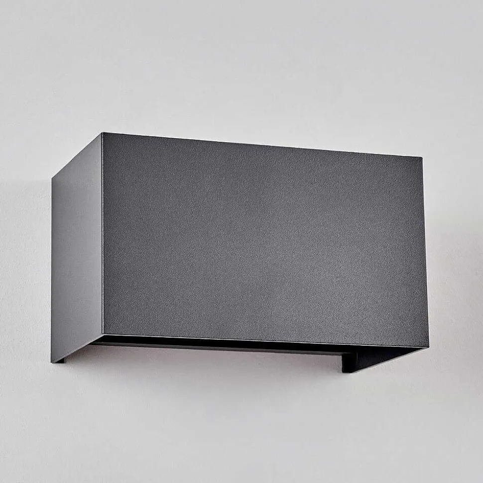 Applique Murale D'Exterieur Tamarin Led Anthracite, 1 Lumiere
