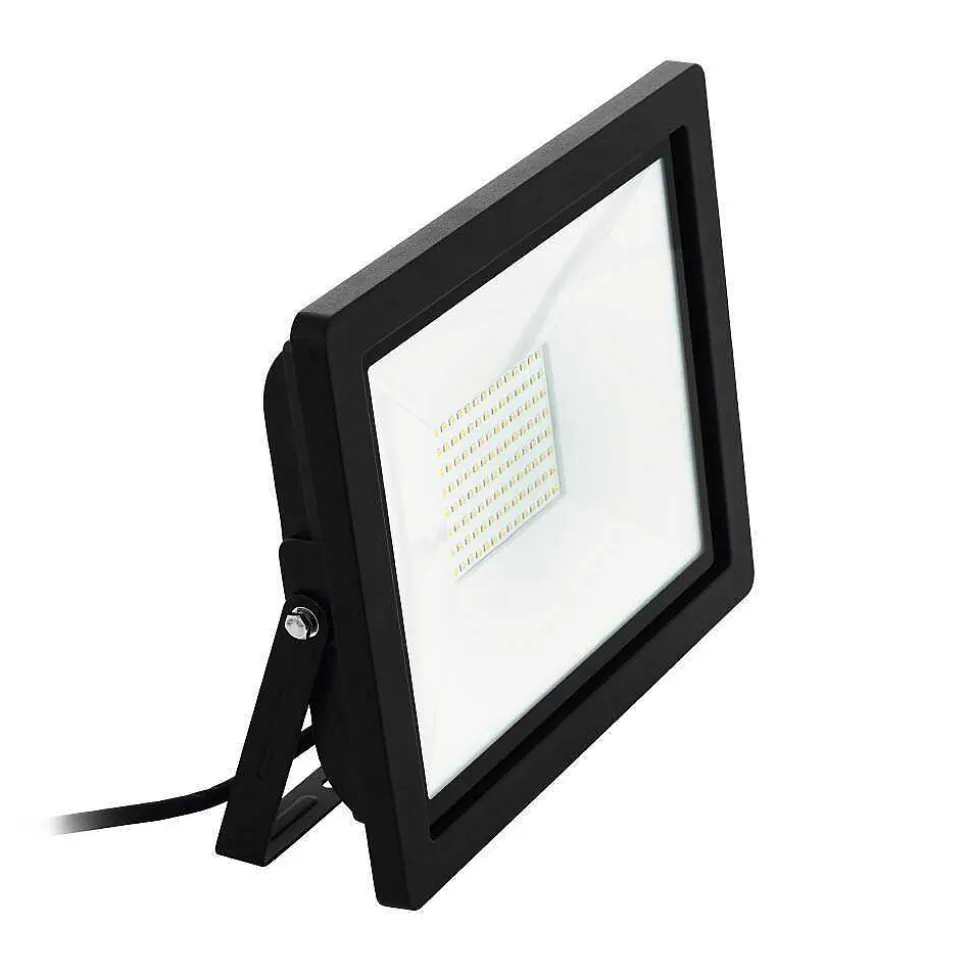 Applique Murale D'Exterieur Eglo Faedo Led Noir, 1 Lumiere