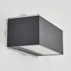 Applique Murale D'Exterieur Spidern Led Anthracite, 1 Lumiere, Changeur De Couleurs